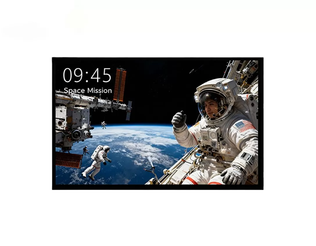 10.1インチのタッチ画面の表示