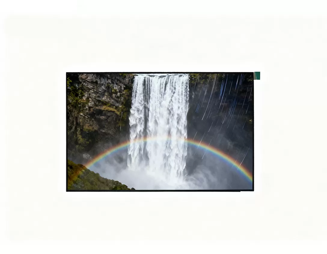 8インチのタッチ画面
