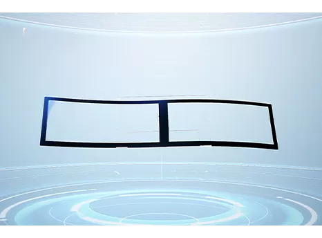 インポートされたトップスプレーの薄くなるライン表示